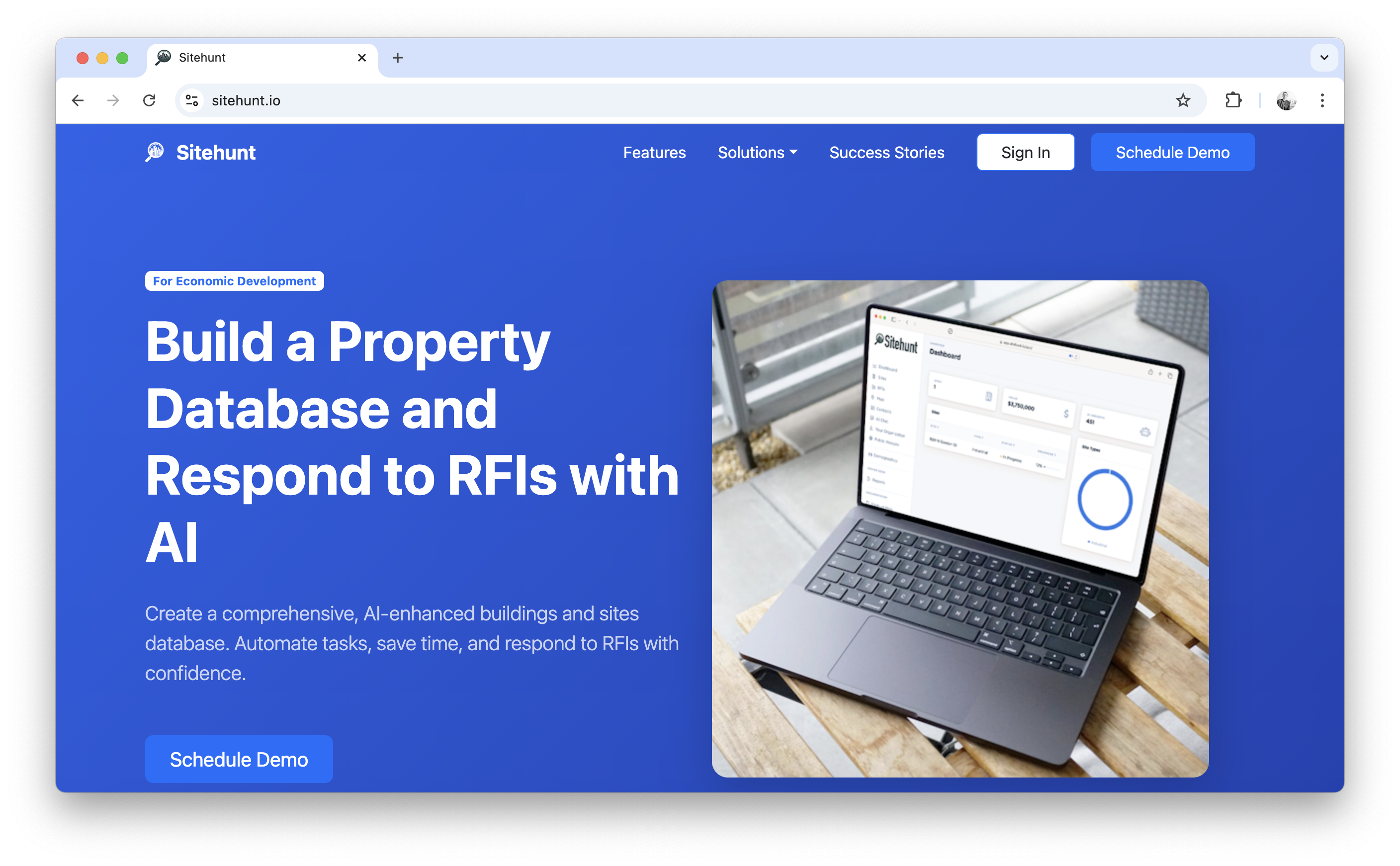 New Sitehunt Website